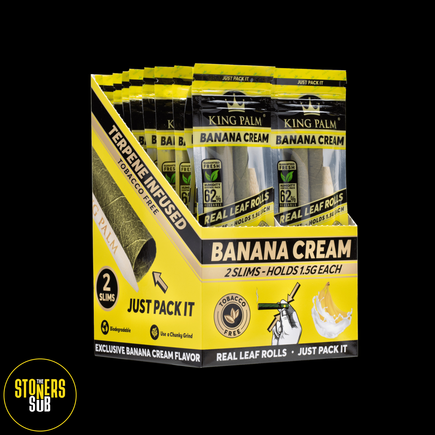 King Palm Banana Cream 2 Pack Leaf Wraps