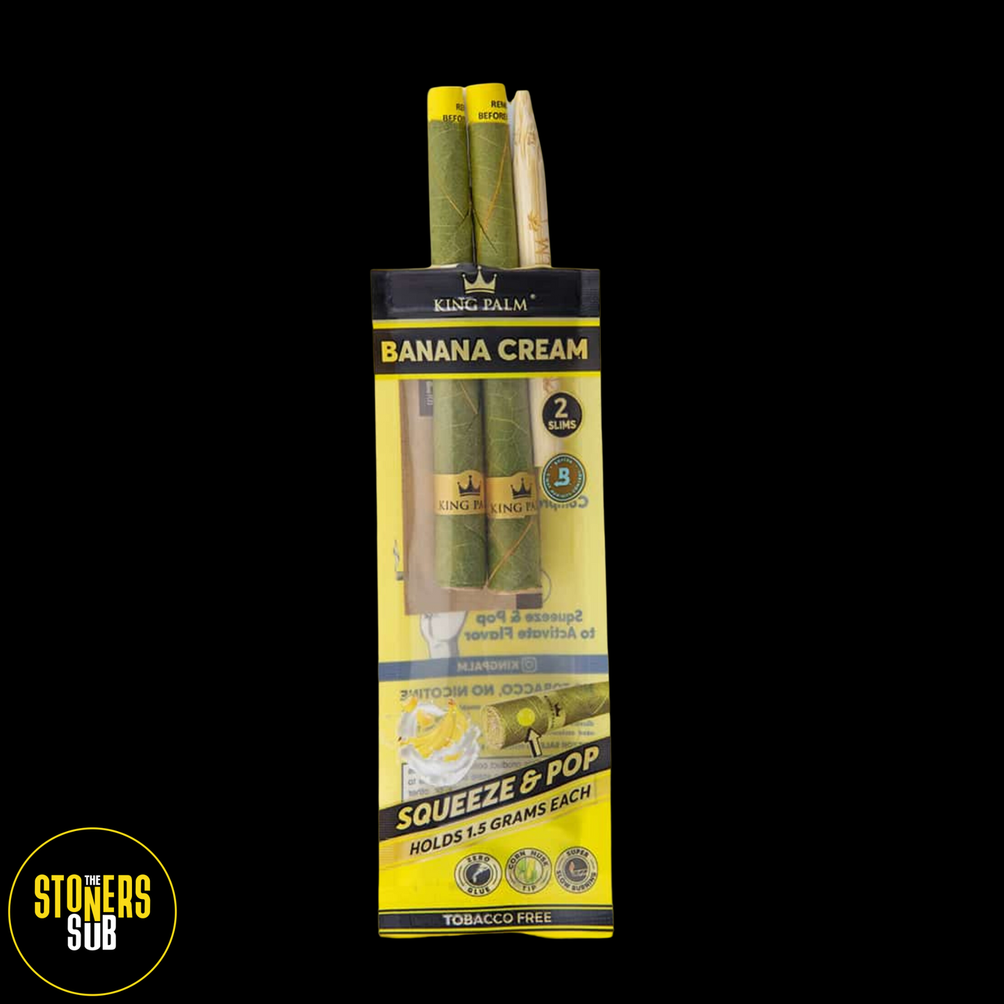 King Palm Banana Cream 2 Pack Leaf Wraps