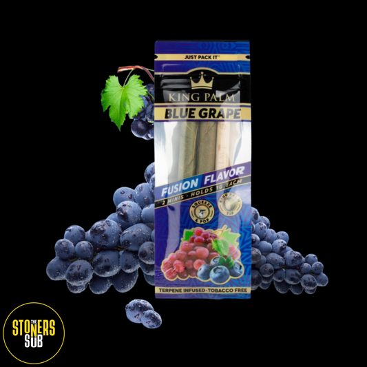 King Palm Blue Grape 2 Pack Blunt Wraps