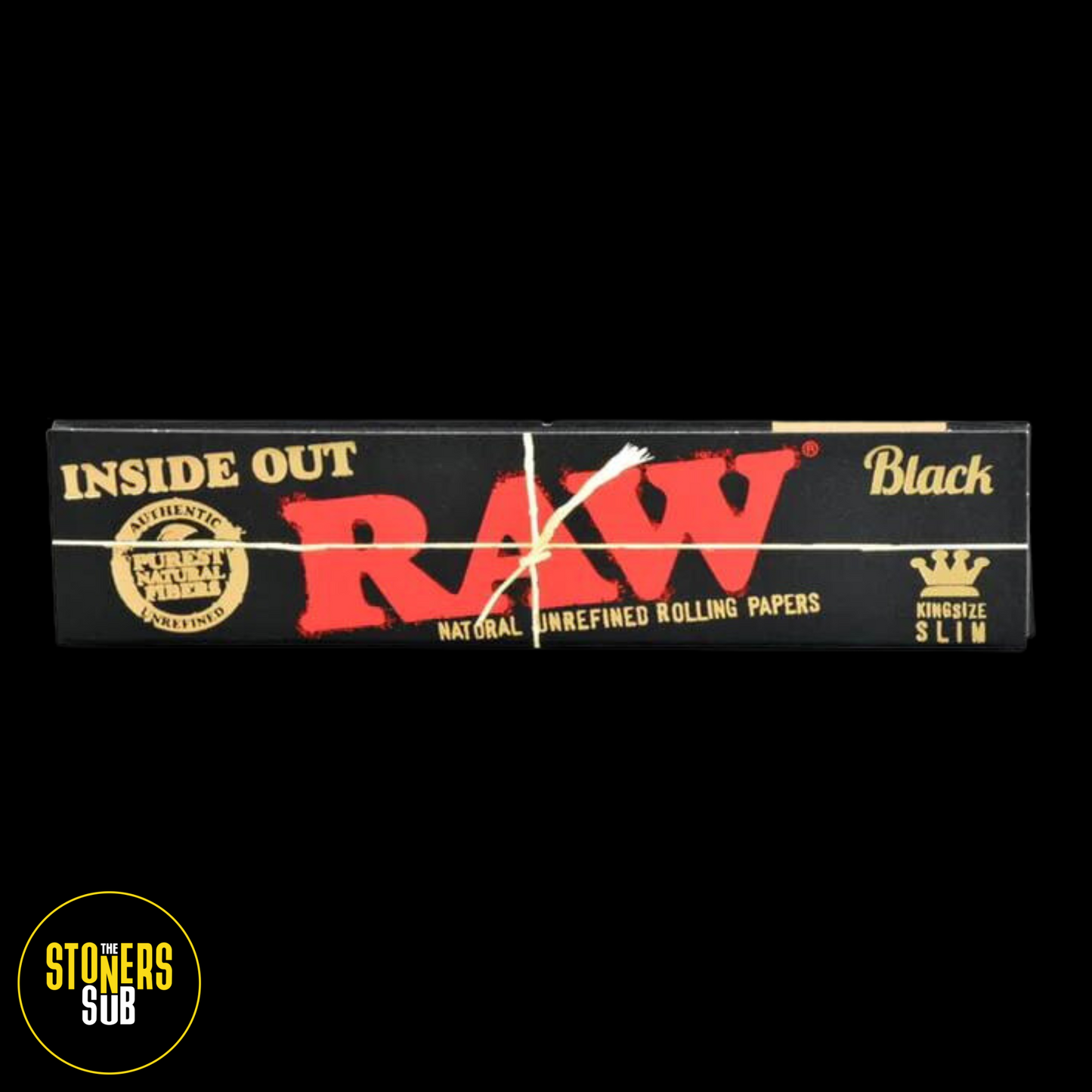 Limited Edition Raw Black Backroll/Inside Out King Size Papers