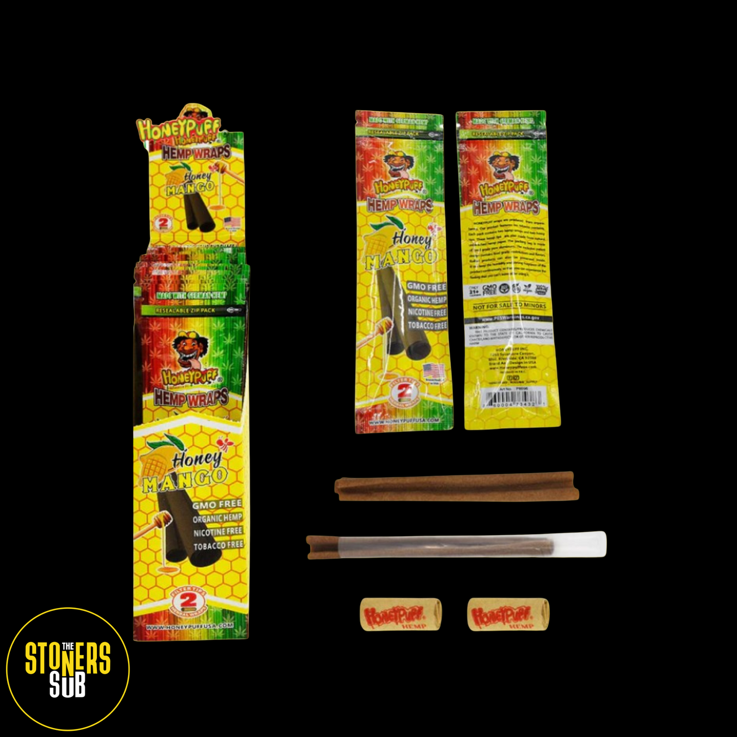 HoneyPuff 2in1 Blunt Packs Honey Mango