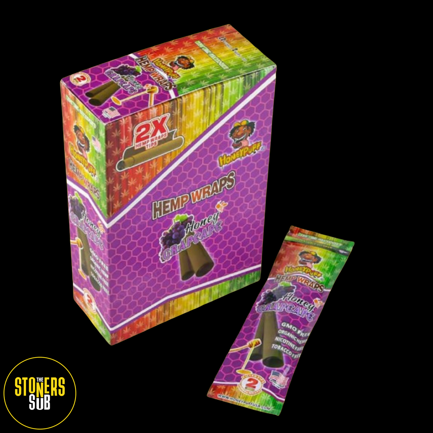 HoneyPuff 2in1 Blunt Packs Grape Ape