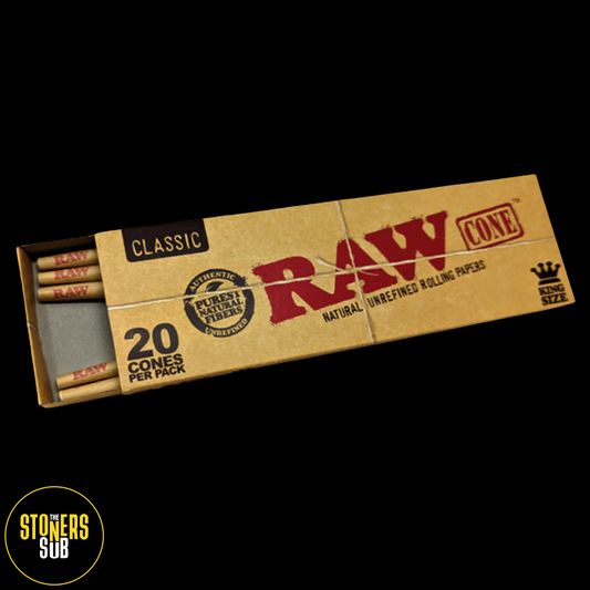 RAW 20 Pack Pre Rolled Cones King Size