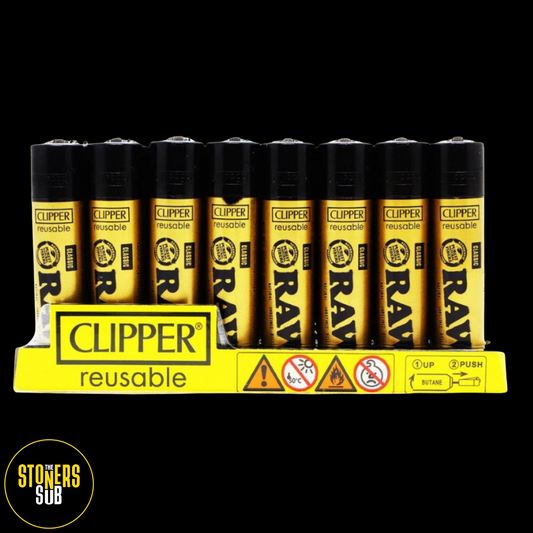 RAW Special Edition Gold & Black Clipper Lighter