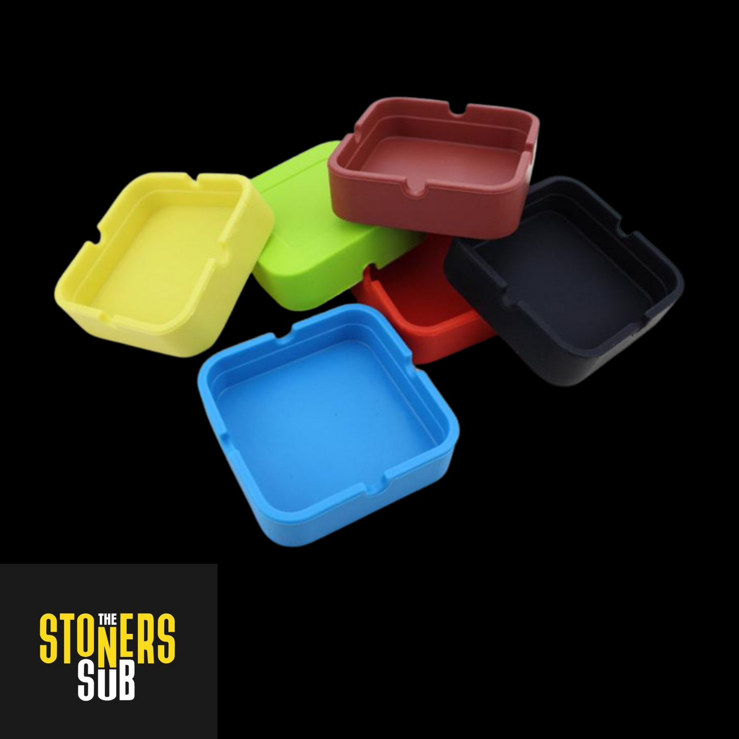 Square Silicone Ashtray