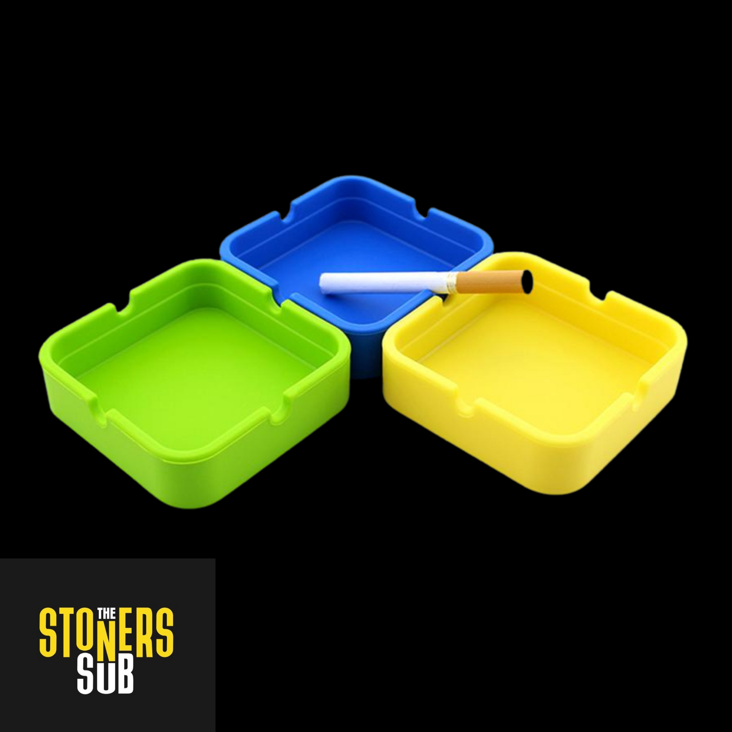 Square Silicone Ashtray