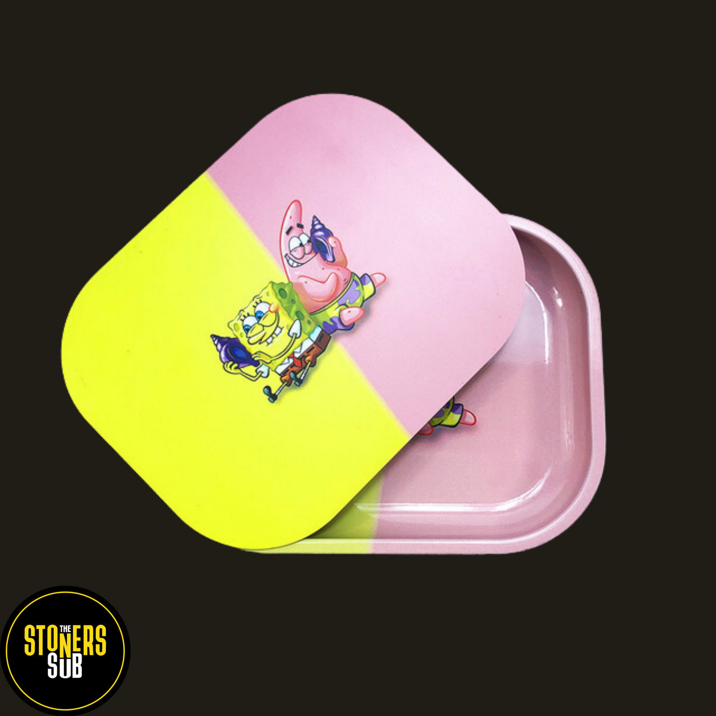 SpongeBob & Patrick Tray & Magnetic Lid Set