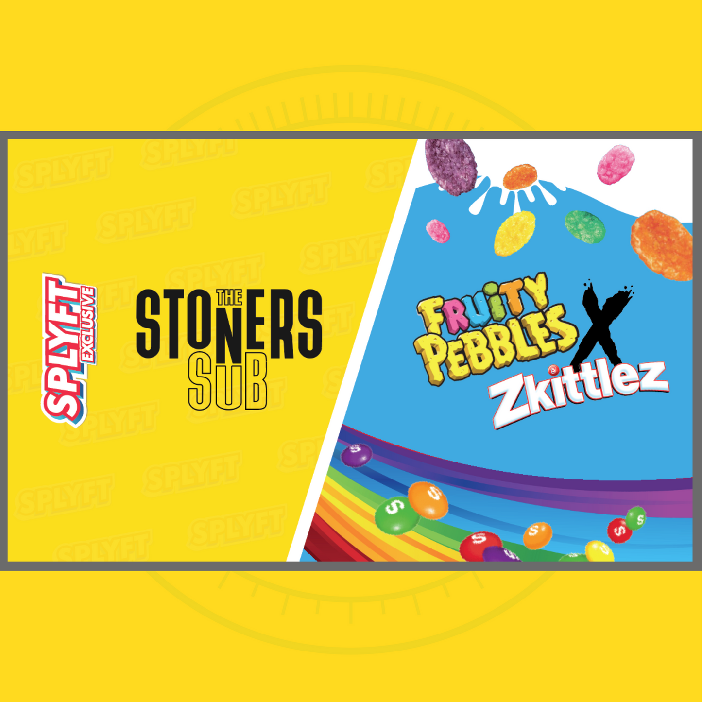 The Stoners Sub X SPLYFT Terpene Infused Cone- Fruity Pebbles X Zkittlez